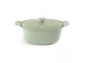 Oval covered casserole cast iron 8