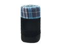 RPET Fleece blanket with squared pattern