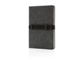 Deluxe hardcover PU notebook A5 with phone and pen holder