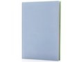 Deluxe fabric 2-in-1 A5 notebook ruled & plain