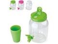 Garden drink dispenser with 4 cups