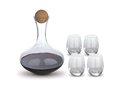 Glass Carafe set Curvy