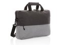 Duo color RPET 15.6" RFID laptop bag PVC free