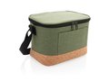 Two tone cooler bag with cork detail