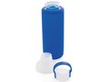 Glass water bottle with silicon sleeve - 500 ml