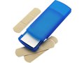 Plastic pocket case with five plasters