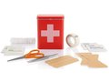 First aid tin box