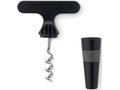 Bottle opener stopper combi