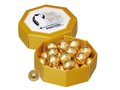 Gift box with gold chocolate balls