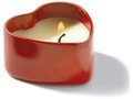 Scented candle heart