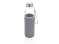 Glass bottle with neoprene sleeve 7