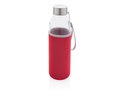 Glass bottle with neoprene sleeve 9