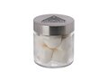 Glass jar stainless steel lid 0,35l with Marshmallows