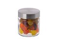 Glass jar stainless steel lid 0,35l with winegums 1