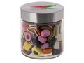 Glass jar stainless steel lid 0,9l with Allsorts Liquorice