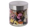 Glass jar stainless steel lid 0,9l with Allsorts Liquorice 1