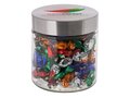 Glass jar stainless steel lid 0,9l with Metallic Sweets