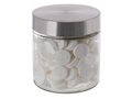 Glass jar stainless steel lid 0,9l with Wilhelmina mints 1