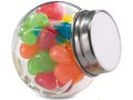 Glass jar with jelly beans