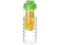 H2O Treble 750 ml flip lid bottle & infuser