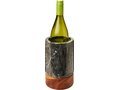 Harlow marble and wood wine cooler