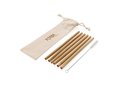 Reusable bamboo drinking straw set 6 pcs 3