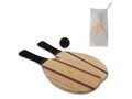 Wooden frescobol beach set 6