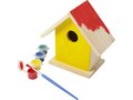Wooden birdhouse with painting set 2