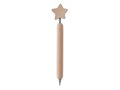 Wooden ball pen with star
