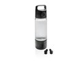 Hydrate bottle with true wireless earbuds 4