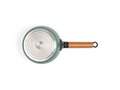 Sauce pan with wooden handles 3