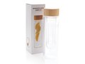 Infuser bottle with bamboo lid 9