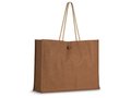 Jute shopper bag with handles 2