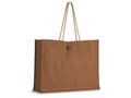 Jute shopper bag with handles 2