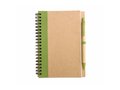 Recycled paper notebook and pen 8