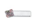 Ruler with magnifier