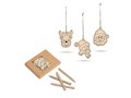 Christmas decorations with drawings