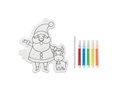 Santa Claus colouring balloon