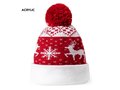 Original beanie with Christmas pattern Elenix