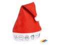 Christmas hat with design to colour