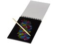 Colourful scratch pad