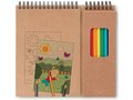 Colouring set with notepad