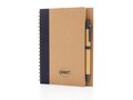 Kraft spiral notebook with pen 18