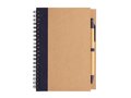 Kraft spiral notebook with pen 15