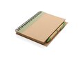 Kraft spiral notebook with pen 8