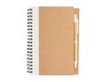 Kraft spiral notebook with pen 21