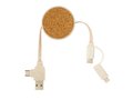 Cork and Wheat 6-in-1 retractable cable 3