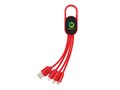 4-in-1 cable with carabiner clip