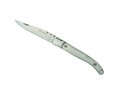 Laguiole knife - 11 cm - clear - with pouch