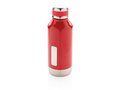 Leak proof vacuum bottle with logo plate - 500 ml 5